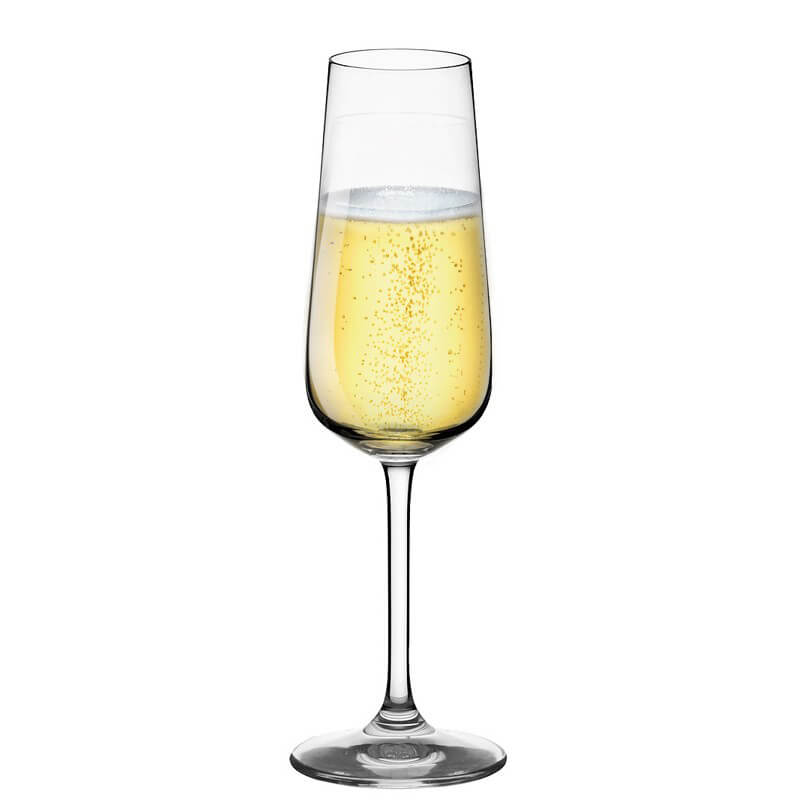 25 Cl Villeroy And Boch Ovid Calice Flute In Vetro Set 4 Pezzi
