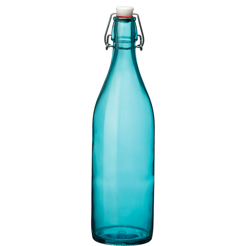 1 Litro Bormioli Rocco Giara Bottiglia Acqua In Vetro Set 6 Pezzi