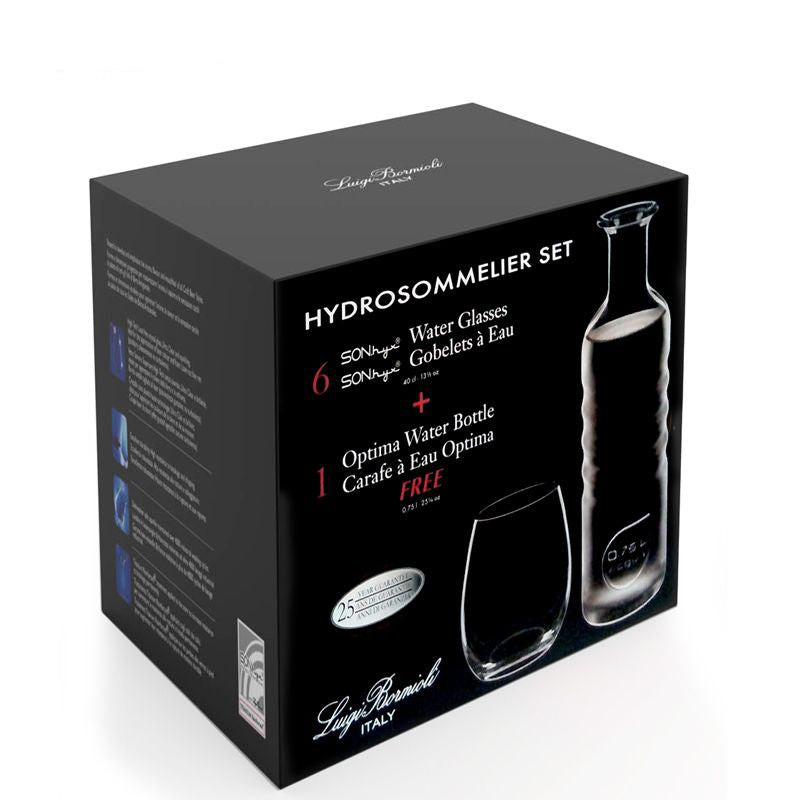 Bormioli Luigi Hydrosommelier Set Bicchieri Acqua In Vetro Set 7 Pezzi