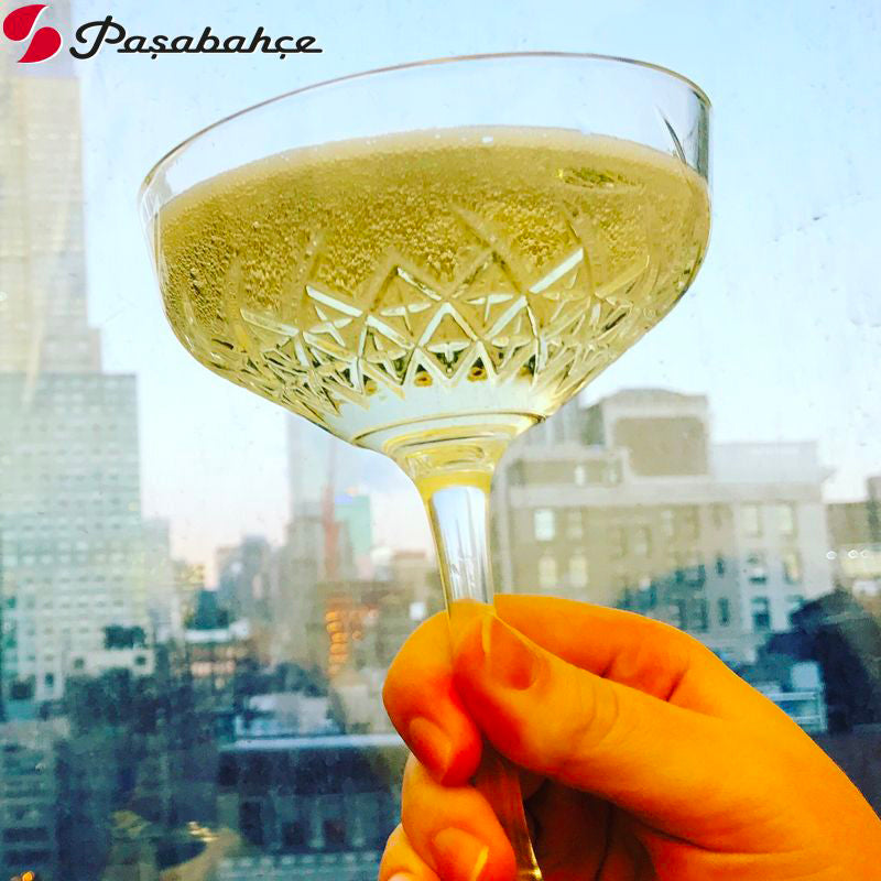 27 Cl Pasabahce Timeless Coppa Champagne In Vetro Set 4 Pezzi