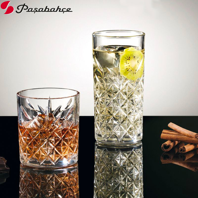 34 5 Cl Pasabahce Timeless Bicchiere Whisky In Vetro Set 4 Pezzi