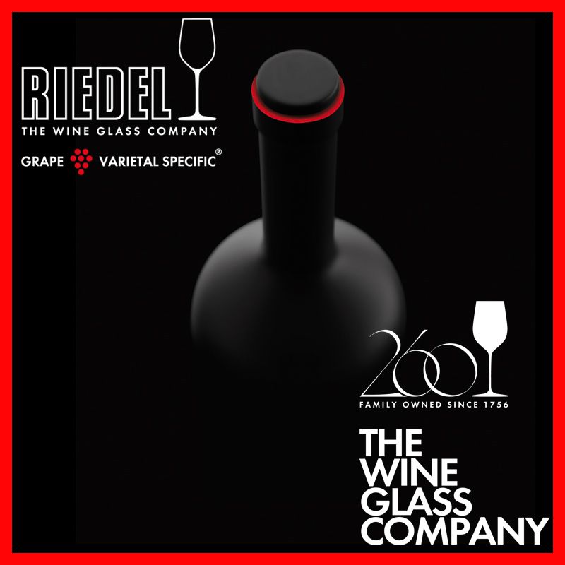 35 Cl Riedel Vinum Calice Acqua In Vetro Set 2 Pezzi