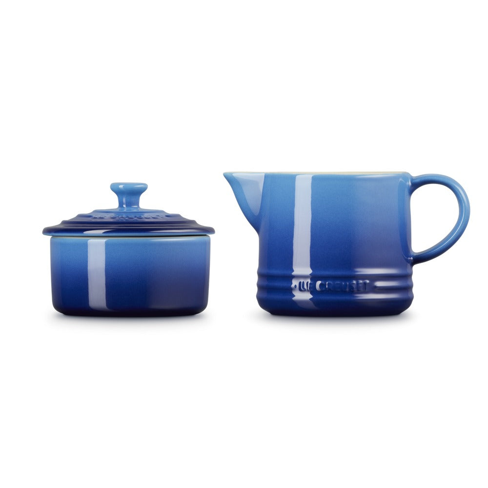 Le Creuset Evolution Set Latte & Zucchero Lattiera 30 cl con Barattolo Zucchero In Gres Vetrificato Set 2 Pz
