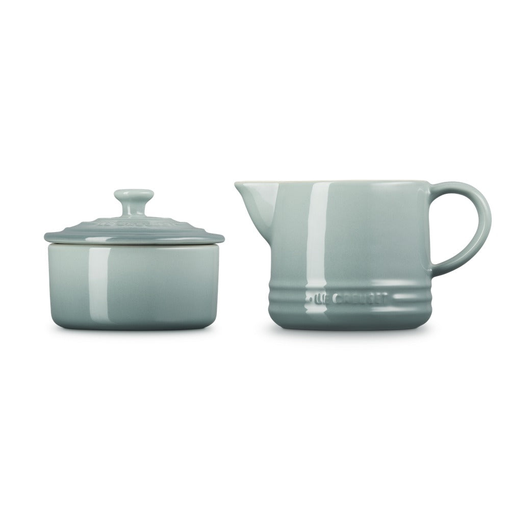 Le Creuset Evolution Set Latte & Zucchero Lattiera 30 cl con Barattolo Zucchero In Gres Vetrificato Set 2 Pz