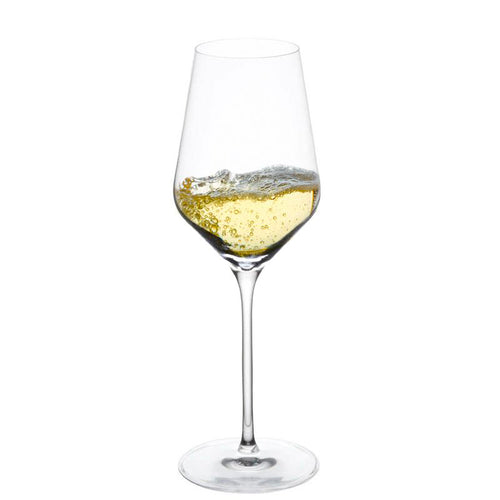 40 4 Cl Stolzle Lausitz Quatrophil Calice Vino Bianco In Vetro Set 6 Pezzi