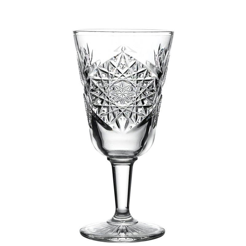 30 Cl Libbey Hobstar Calice Vino Rosso In Vetro Set 12 Pezzi