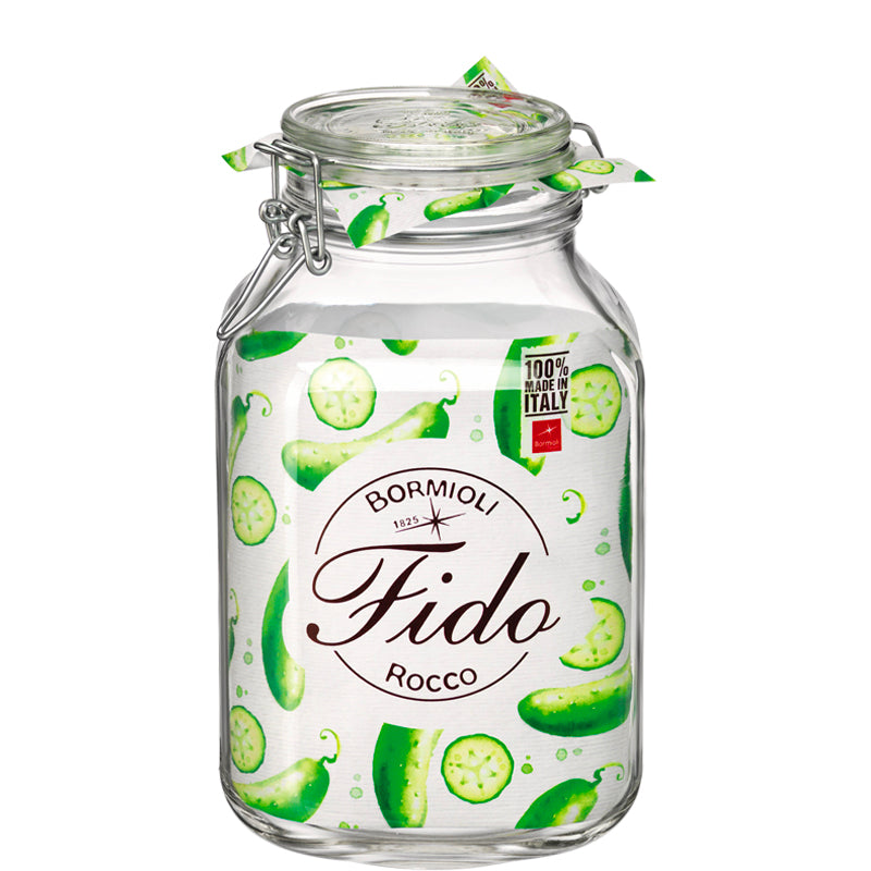 300 Cl Bormioli Rocco Fido Vasetto Ermetico In Vetro Set 6 Pz