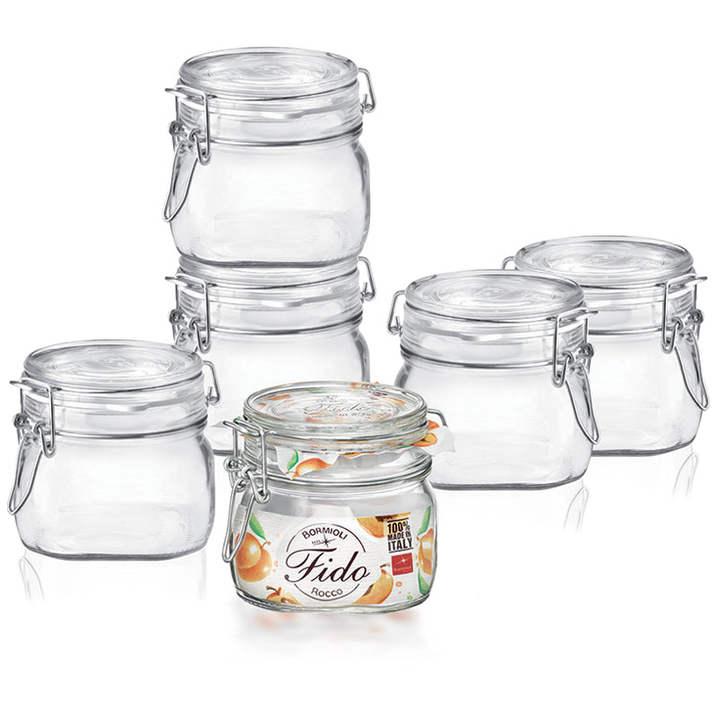50 cl - Bormioli Rocco Fido Zylindrisches Glas-Vorratsglas