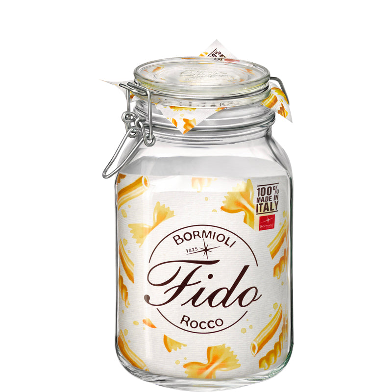 200 Cl Bormioli Rocco Fido Vasetto Ermetico In Vetro Set 6 Pz