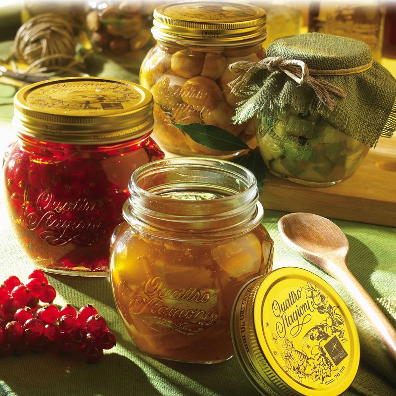 30 Cl Bormioli Rocco Quattro Stagioni Vasetto Anfora Set 6 Pz