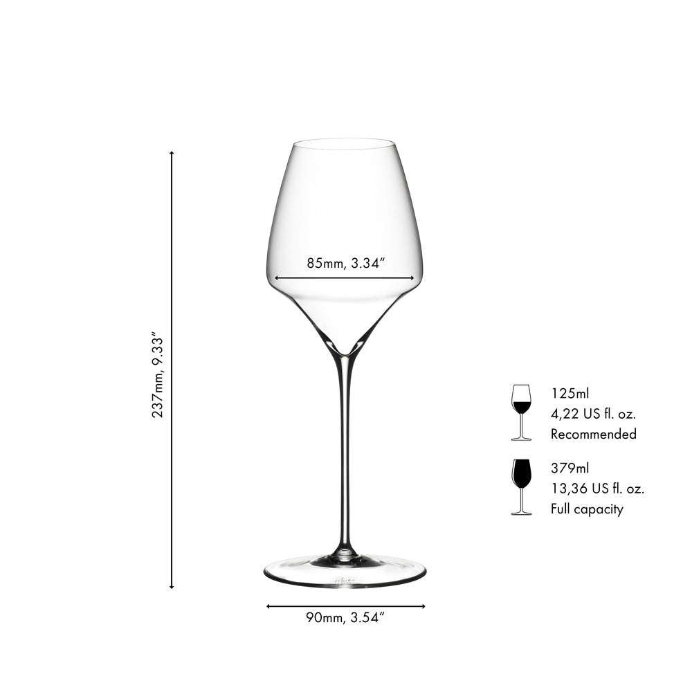 37.9 cl - Riedel Manufaktur Vitis Calice Vino Champagne In Vetro