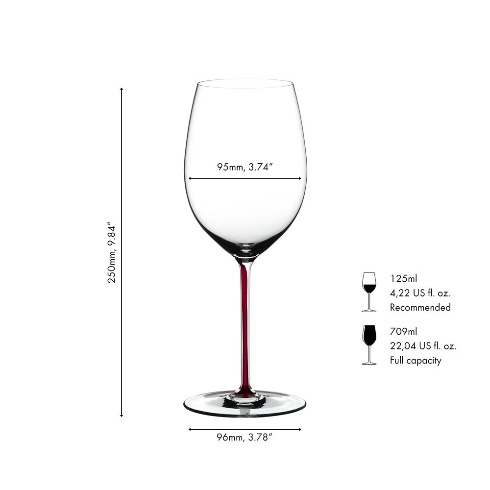 62.5 cl - Fatto A Mano Calice Degustazione Cabernet Merlot in Vetro