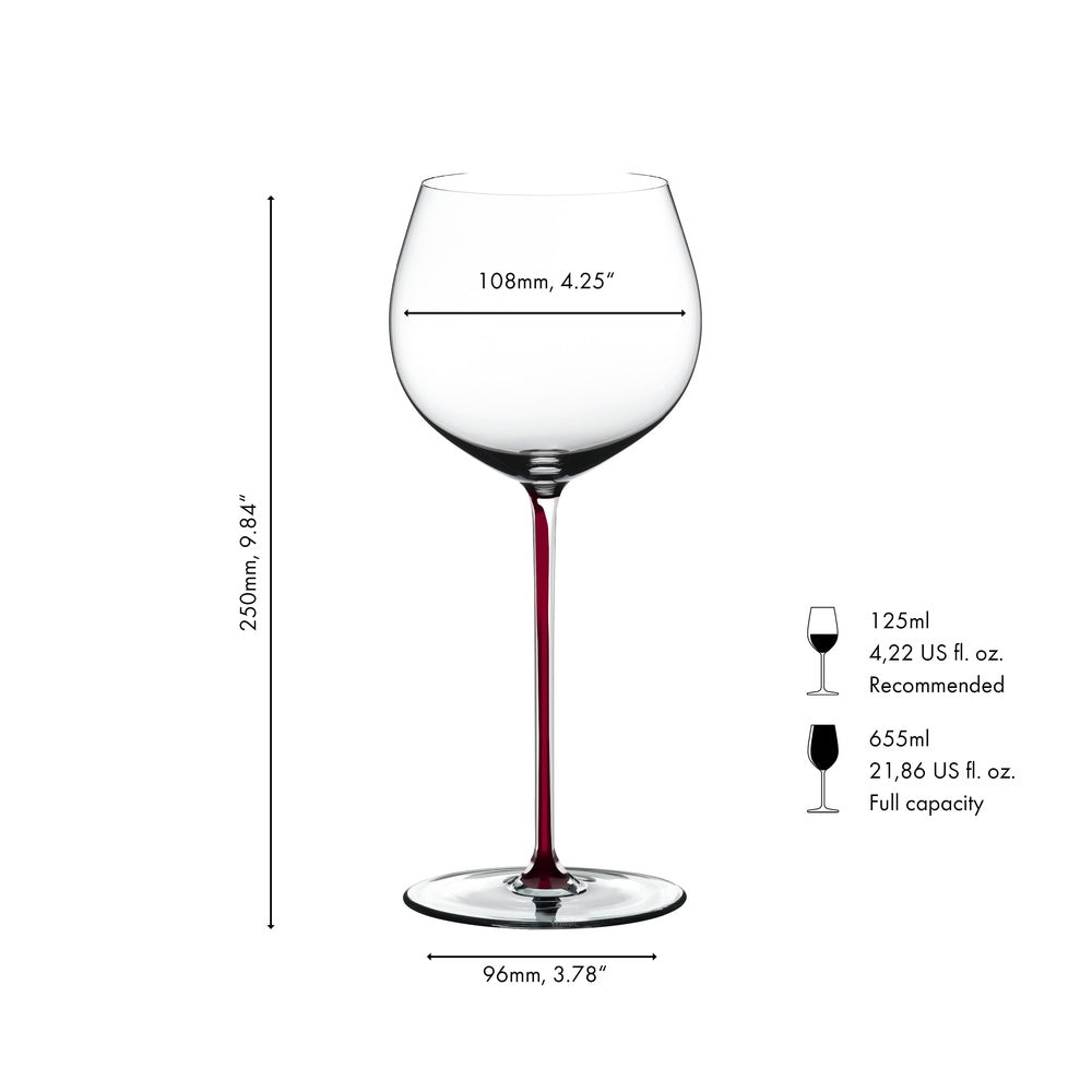 62 cl - Fatto A Mano Calice Degustazione Chardonnay in Vetro