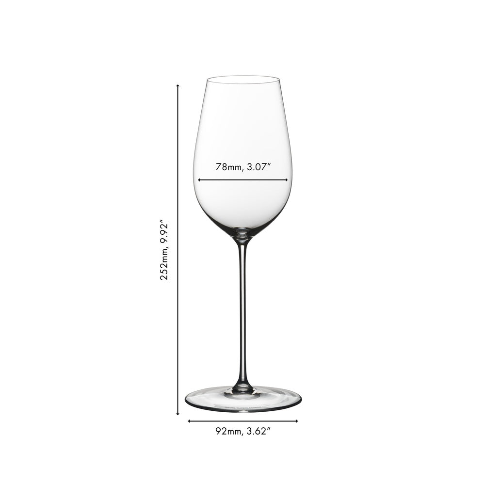 39.5 cl - Riedel Superleggero Calice Vino Bianco Riesling In Vetro - Set 2 Pz