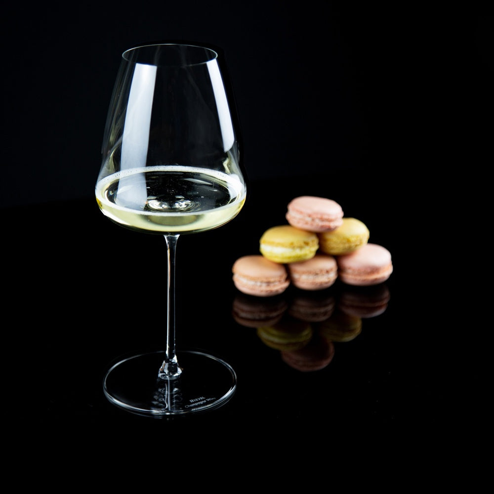 74.2 cl - Riedel Winewings Calice Degustazione Champagne In Vetro - Set 2 Pz