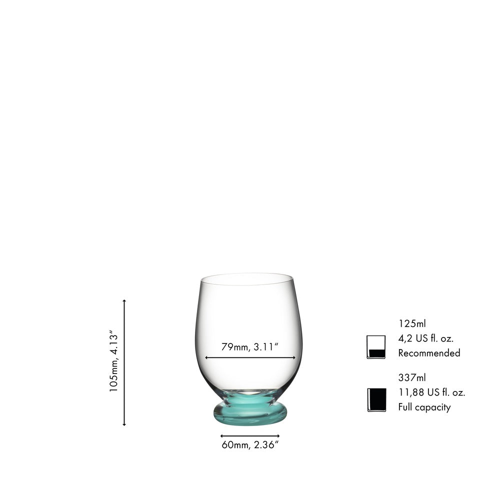 33.7 cl - Riedel Fatto a Mano Bicchiere Multiuso Piccolo In Vetro