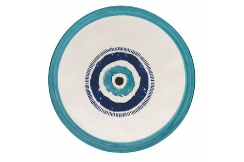 32 Cm Villa D Este Occhio Marino Piatto Piano In Dolomite