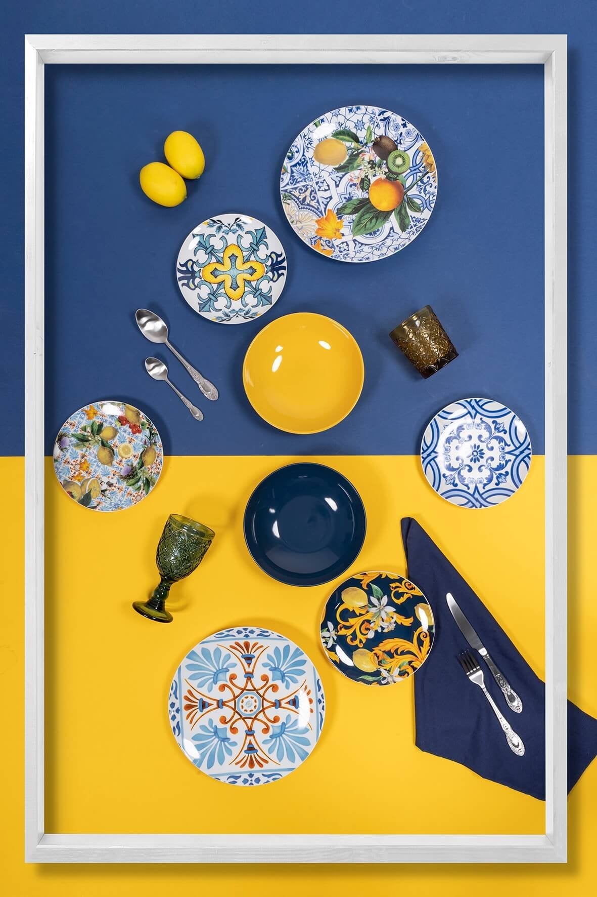 Villa D Este Italian Beauty Servizio Piatti In Stoneware Set 18 Pz