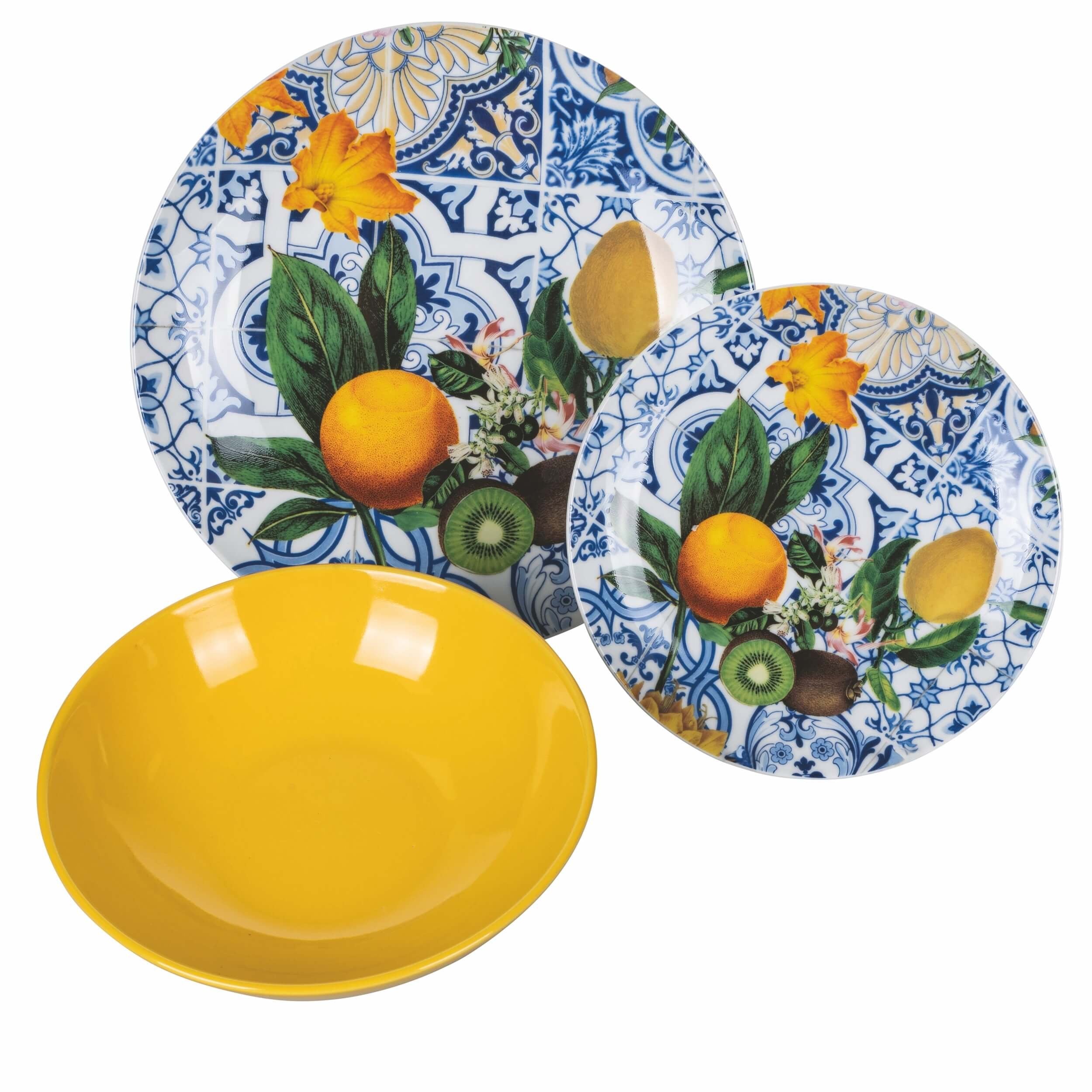 Villa D Este Italian Beauty Servizio Piatti In Stoneware Set 18 Pz