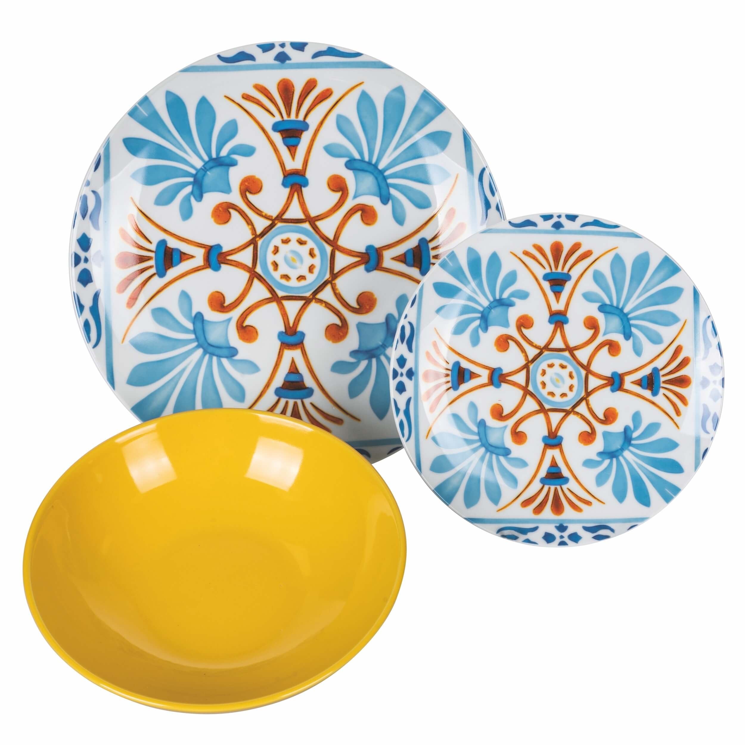 Villa D Este Italian Beauty Servizio Piatti In Stoneware Set 18 Pz