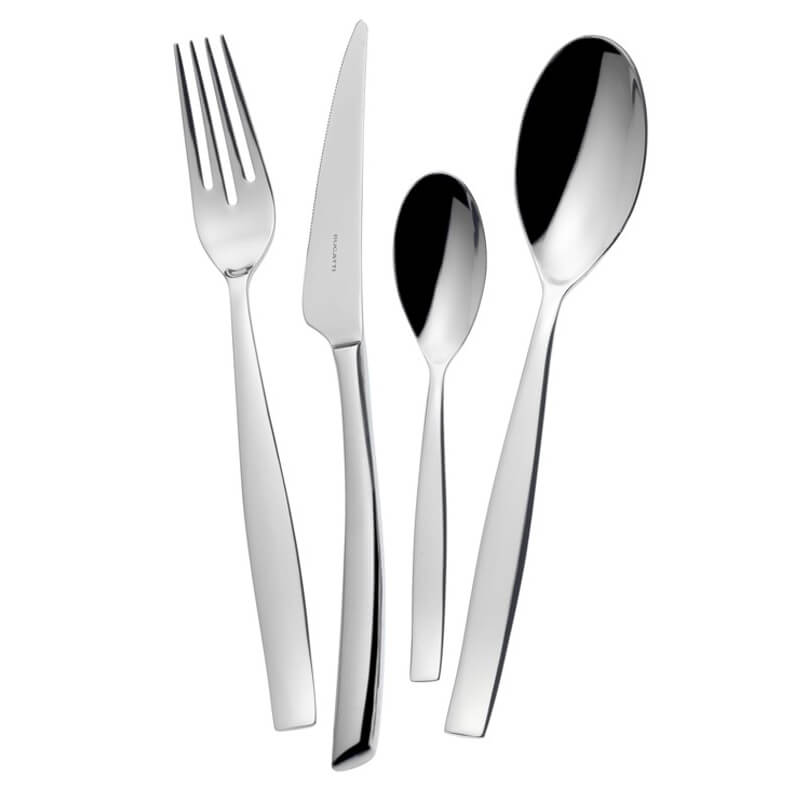 Bugatti Toscana Servizio Posate Acciaio Inox Set 24 Pz