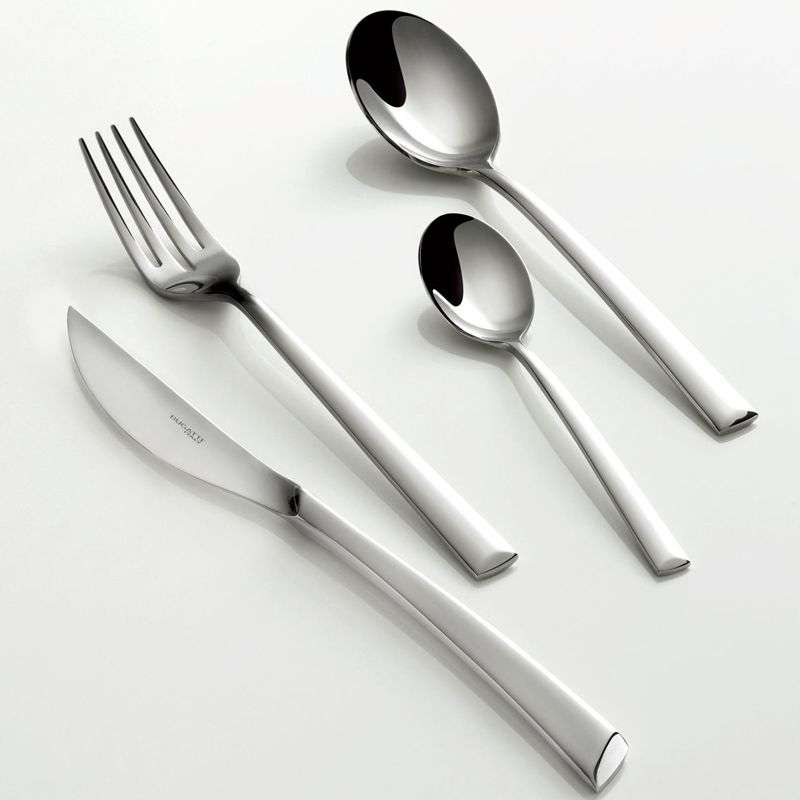 Bugatti Caprera Servizio Posate Acciaio Inox Set 24 Pz