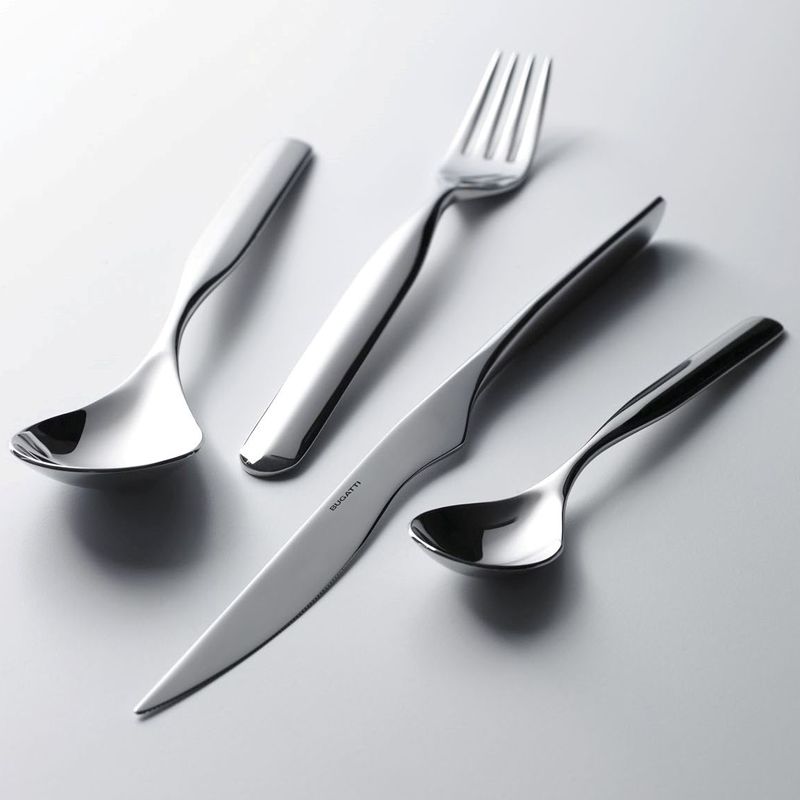 Bugatti Vidal Servizio Posate Acciaio Inox Set 24 Pz