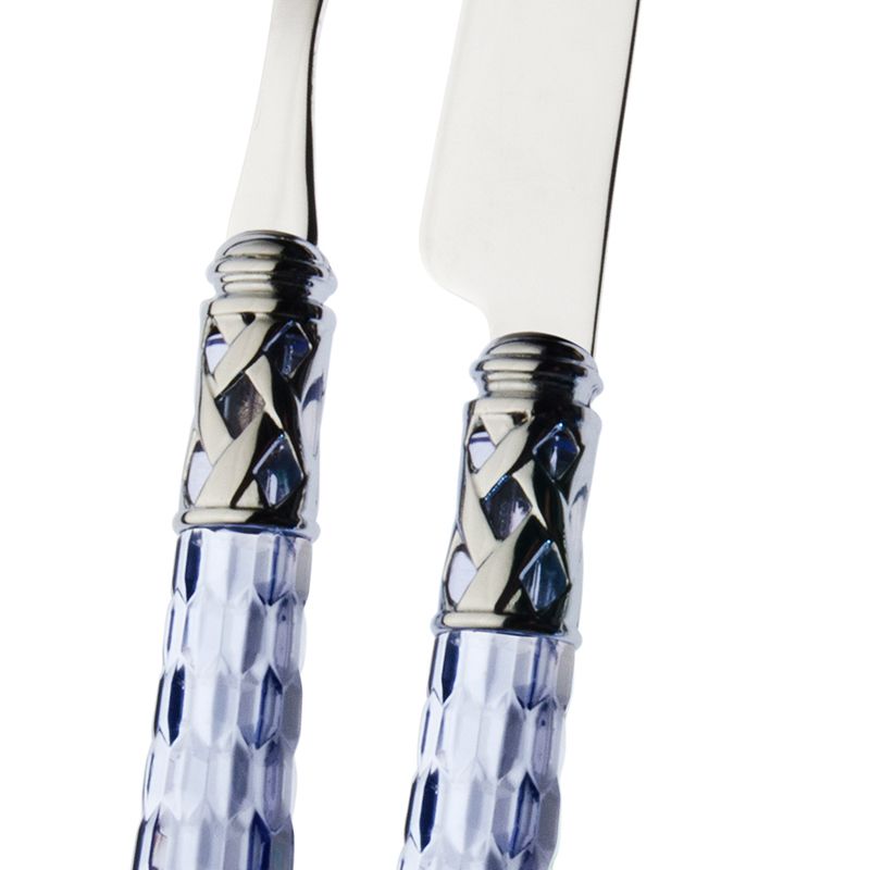 Bugatti Bohemia Servizio Posate Ghiera Cromata Acciaio Inox Set 24 Pz