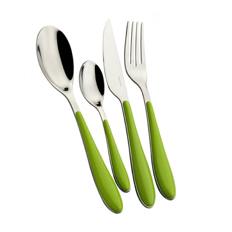 Bugatti Gioia Servizio Posate Acciaio Inox E Abs Set 24 Pz
