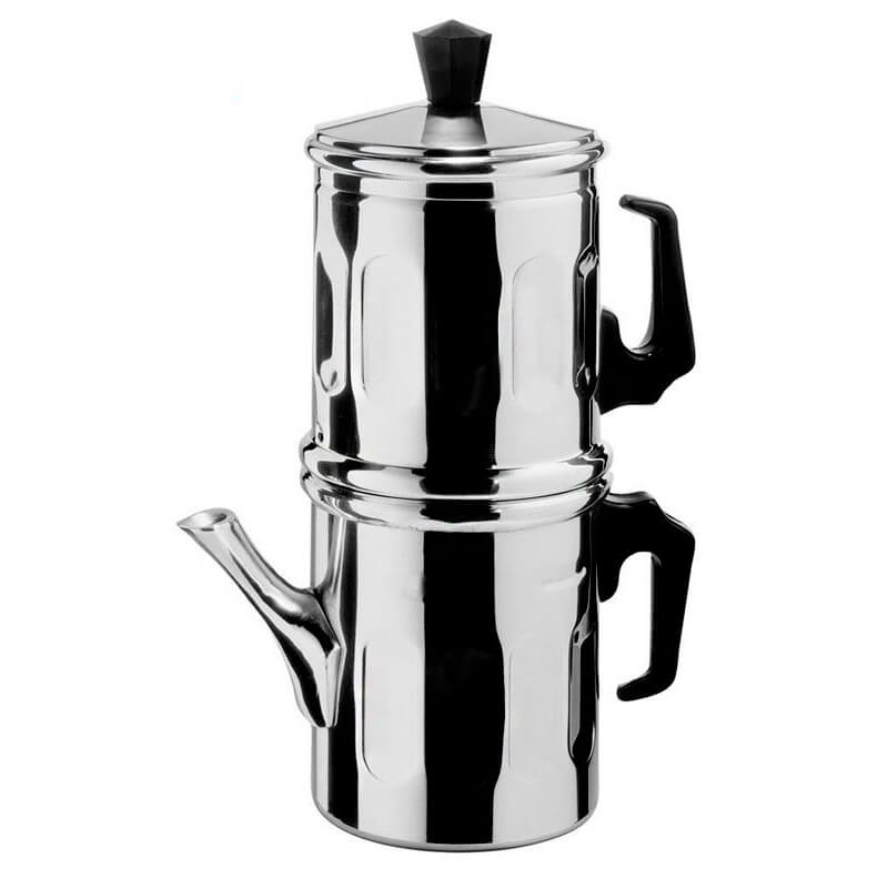 Ilsa Diamante Caffettiera Napoletana In Alluminio