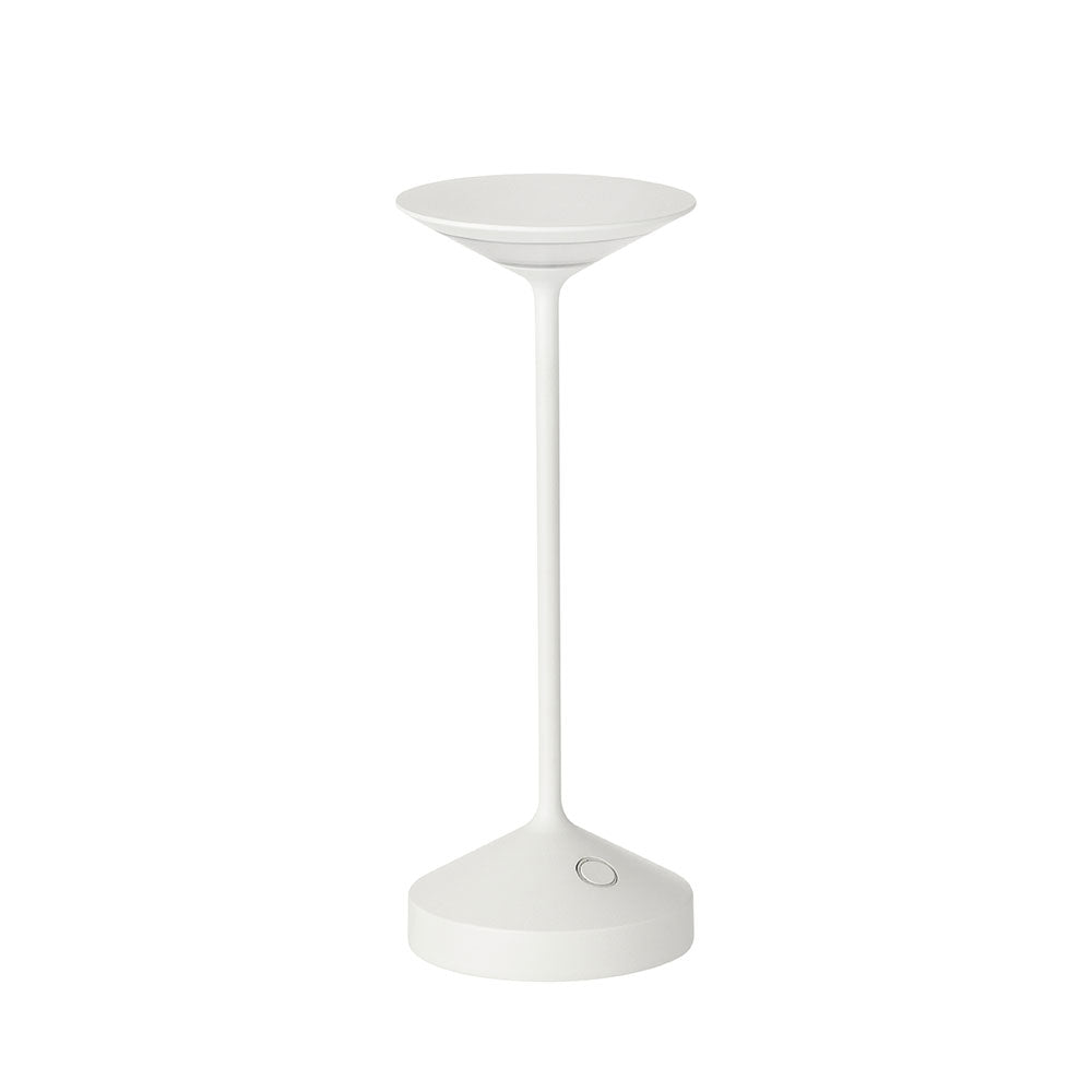 22 cm - Abert Tempo Mini Lampada Da Tavolo Ricaricabile In Alluminio