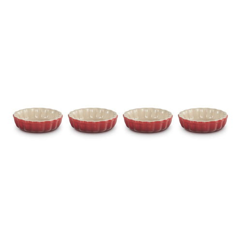 Le Creuset Tradition Mini Tortiere In Gres Vetrificato Set 4 Pz