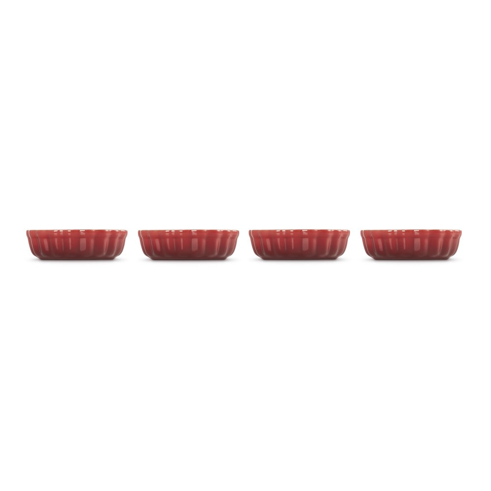 Le Creuset Tradition Mini Tortiere In Gres Vetrificato Set 4 Pz