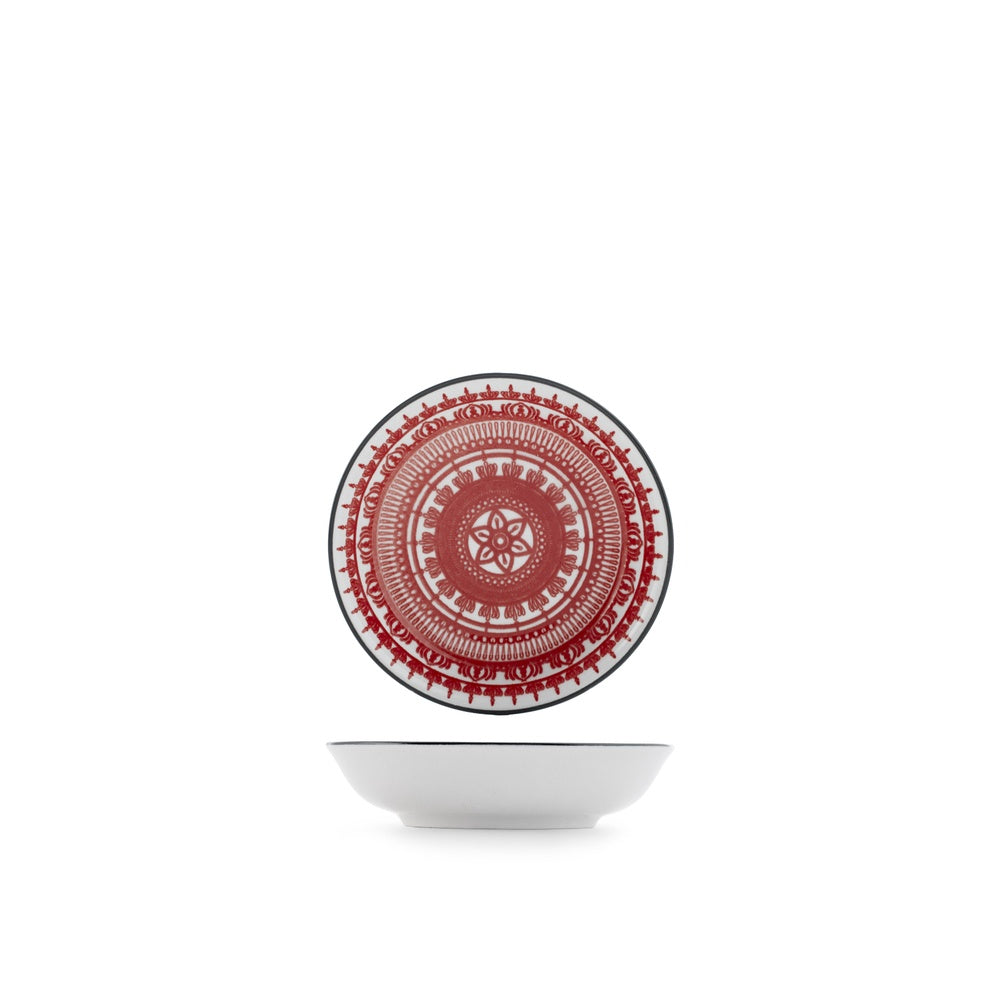 10 cm - H&H Nomad Bruno Barbieri Coppa Poke Texture Assortite In Porcellana Premium - Set 6 Pz