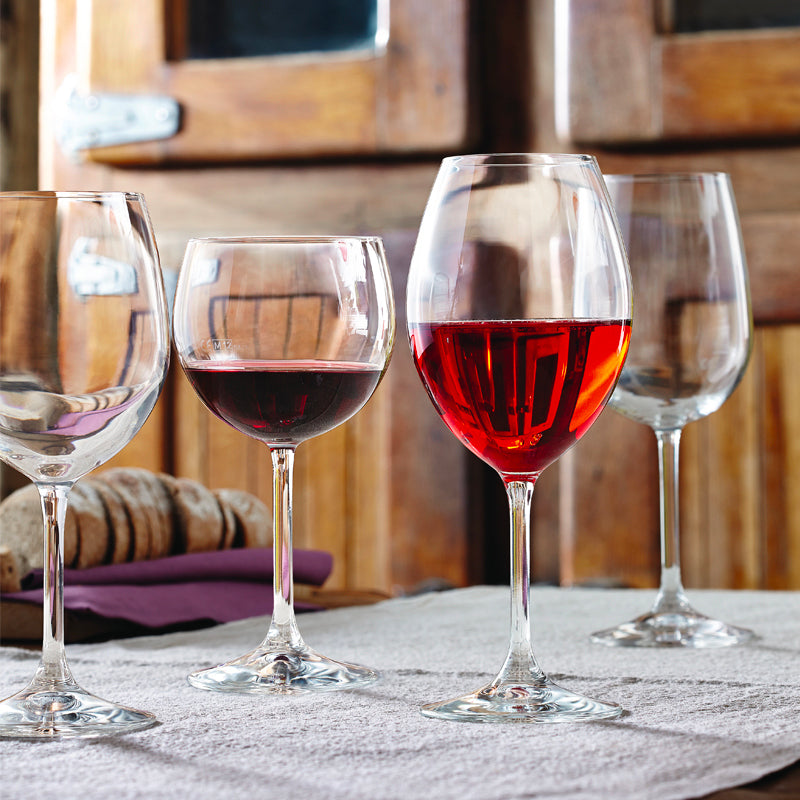 48 Cl Bormioli Rocco Riserva Calice Vino Rosso In Vetro Set 6 Pezzi