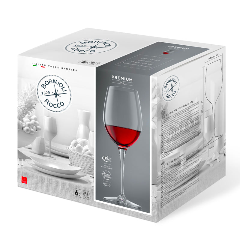 33 Cl Bormioli Rocco Premium Calice Vino Bianco Sauvignon Blanc In Vetro Set 6 Pezzi