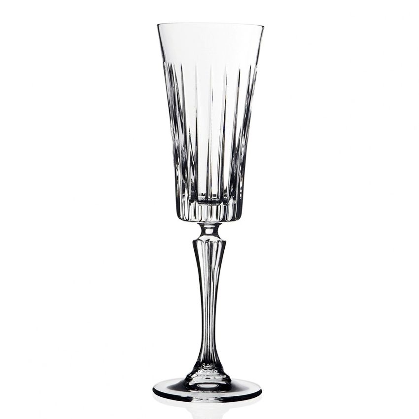 21 Cl Rcr Timeless Calice Flute In Vetro Set 6 Pezzi