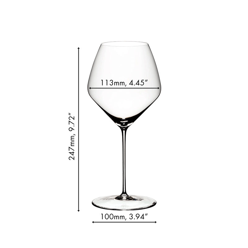 24 7 Cl Riedel Veloce Calice Vino Rosso In Vetro Set 2 Pezzi