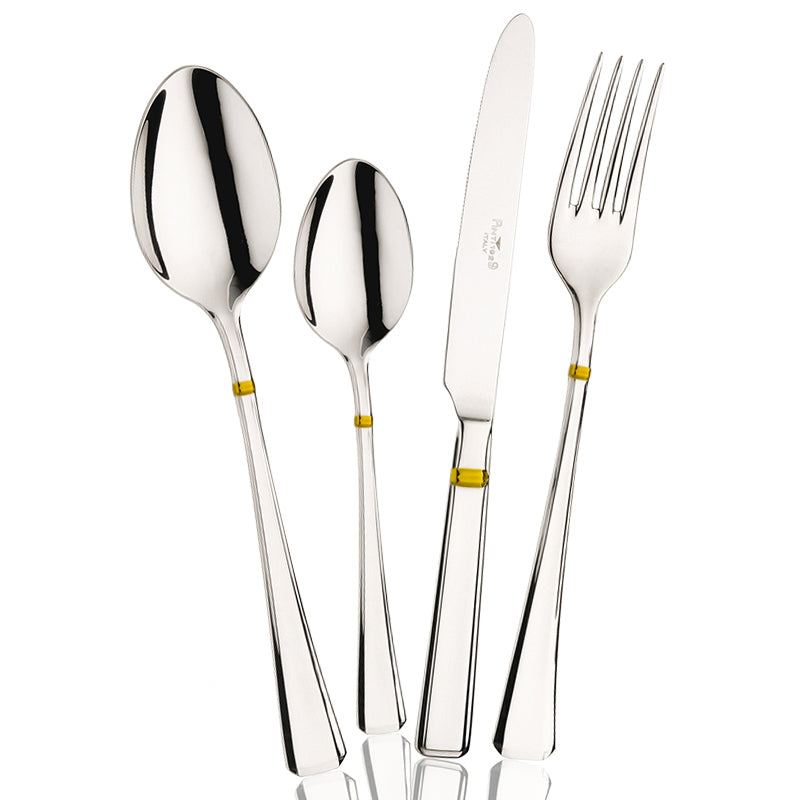 Pintinox Leonardo Servizio Posate In Acciaio Inox Set 24 Pz