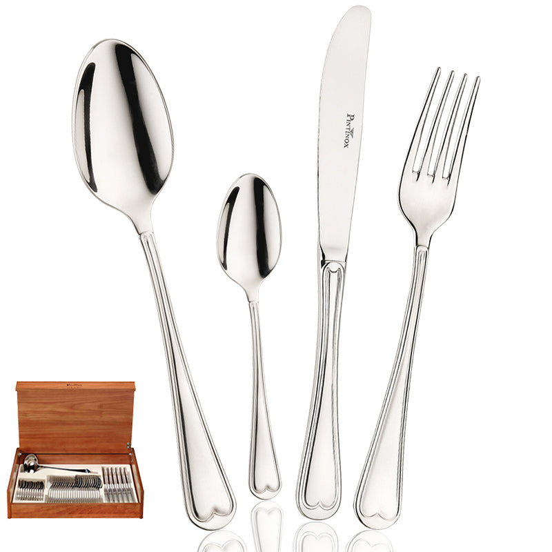 Pintinox Superga Servizio Posate In Acciaio Inox Set 49 Pz
