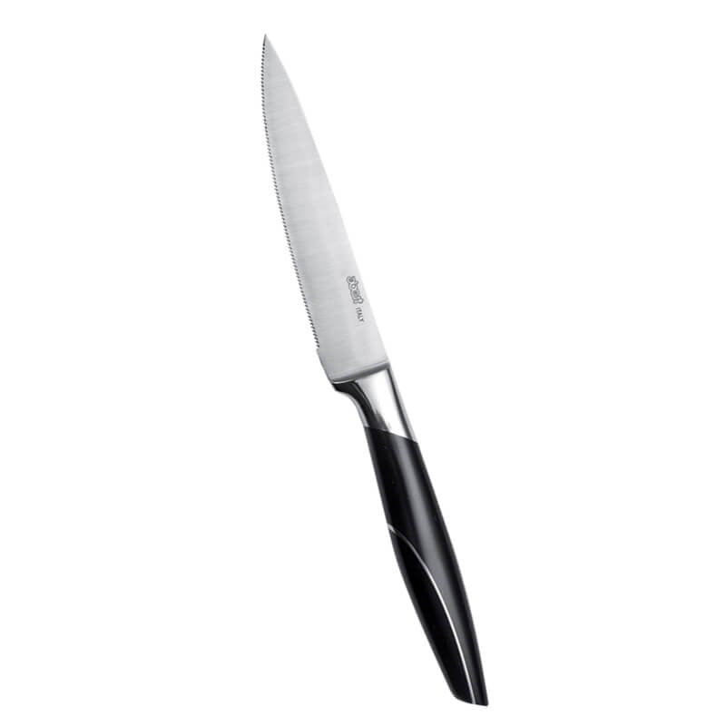 Coffret 8 Couteaux à Steak D.Perlla - 23cm - Inox - Lame Dentelée - Neuf