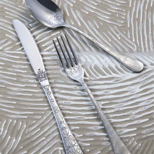 Abert Tattoo Cucchiaio Tavola In Acciaio Inox Set 12 Pz