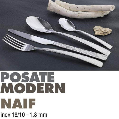 Abert Naif Forchetta Tavola In Acciaio Inox Set 12 Pz