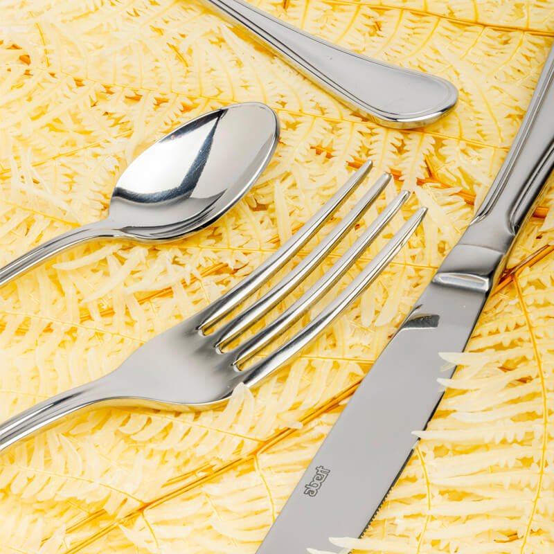 Abert Imperial Servizio Posate In Acciaio Inox Set 24 Pz