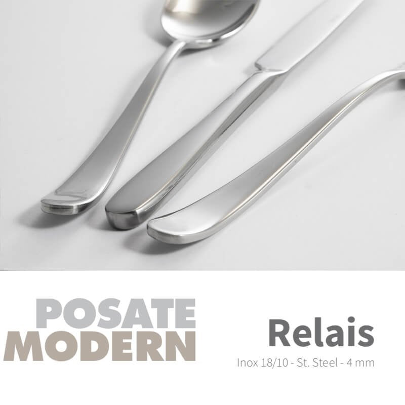 Abert Relais Servizio Posate In Acciaio Inox Set 24 Pz
