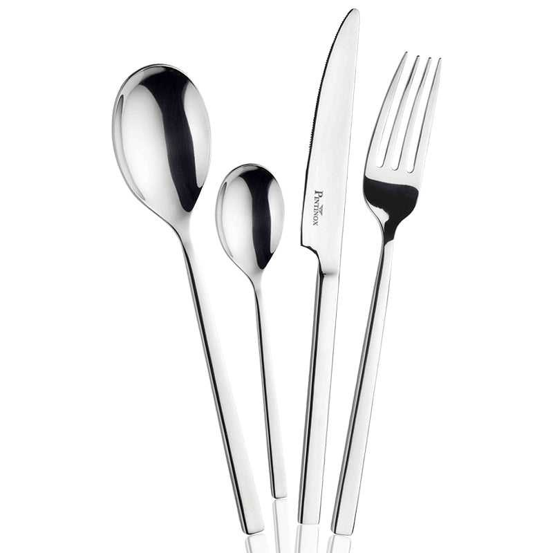 Pintinox Tie Servizio Posate In Acciaio Inox Forgiato Set 24 Pz