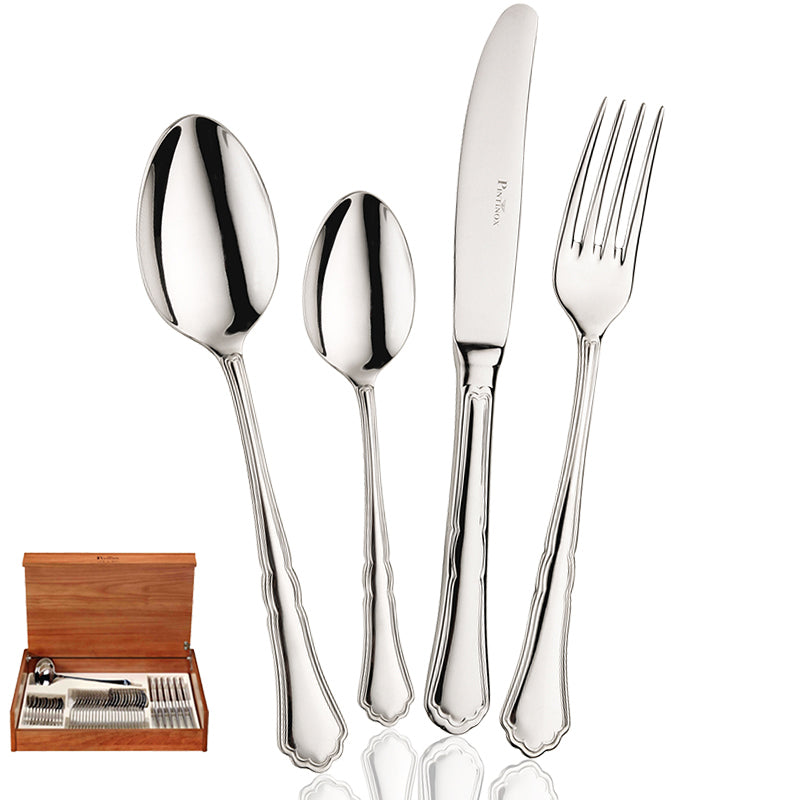Pintinox Settecento Servizio Posate In Acciaio Inox Set 49 Pz