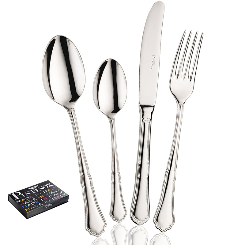 Pintinox Settecento Servizio Posate In Acciaio Inox Set 75 Pz