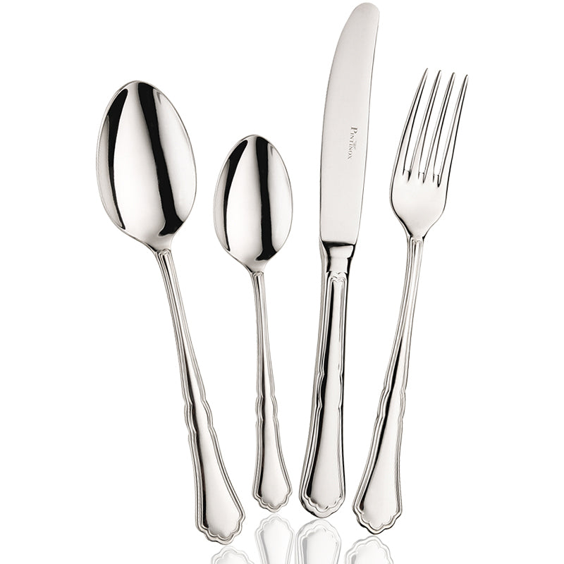 Pintinox Settecento Servizio Posate In Acciaio Inox Set 24 Pz