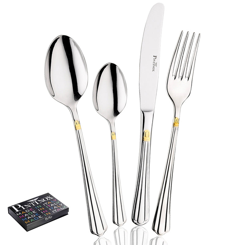 Pintinox Bernini Servizio Posate In Acciaio Inox Set 24 Pz